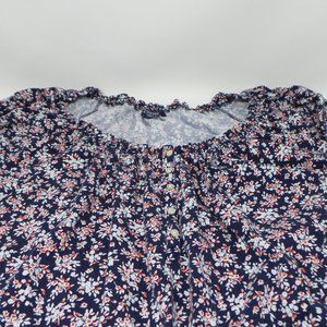 Womens Chaps floral top, 2X